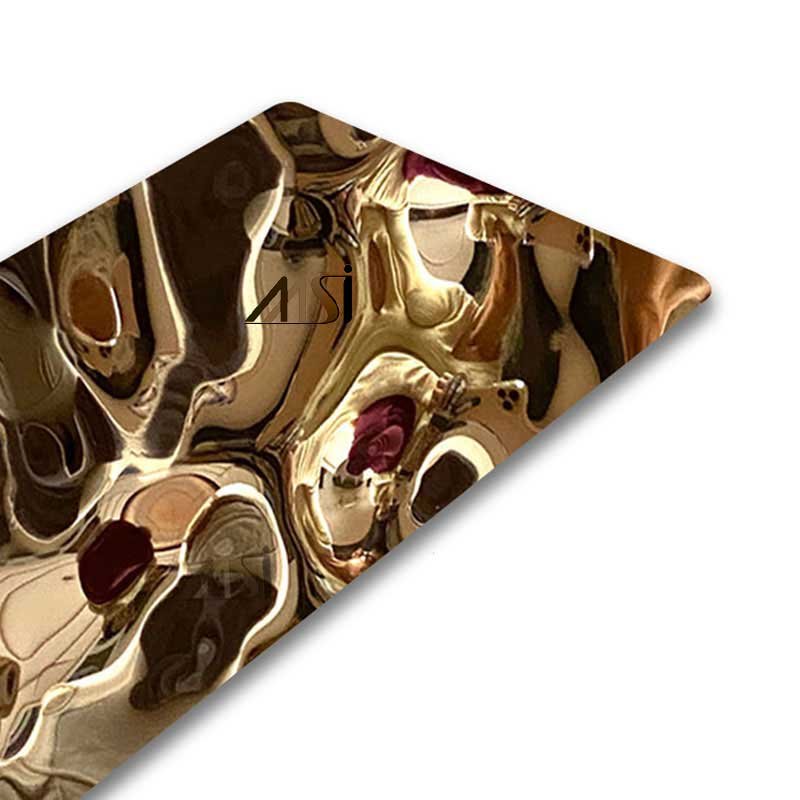 Gold Coated Water Ripple Sheets